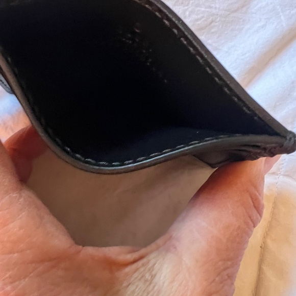 New without tags Authentic Gucci Card case black leather new unused - Picture 2 of 4